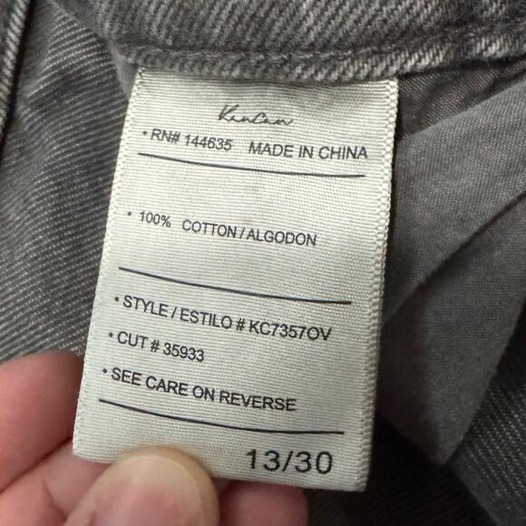 Kancan Women's Cargo Jeans Straight Super High Rise Ankle Size 30 - Picture 4 of 6